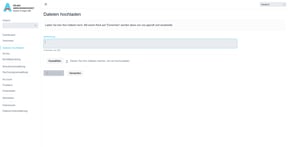 KAD-Portal Datei Hochladen